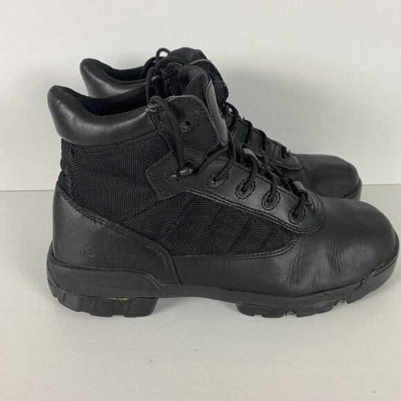Bates Tactical Sport Combat Boots Men's 9 EW Black Leather Military E02262 - Picture 6 of 9